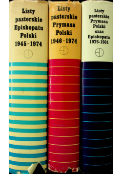 Listy pasterskie episkopatu polski 3 tomy
