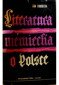 Literatura niemiecka o Polsce w latach 1918 - 1939