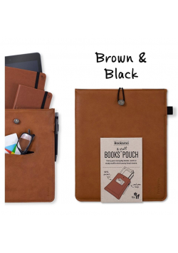 Bookaroo Books & Stuff - etui na książkę - brązowe