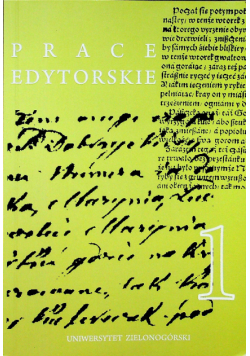 Prace edytorskie