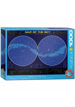 Puzzle 1000 Mapa księżyca