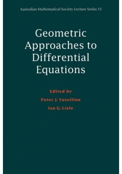 Geometric Approaches to Differential Equations