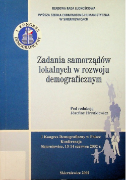 Zadania samorządów lokalnych w rozwoju demograficznym