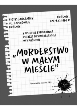 Morderstwo w małym mieście