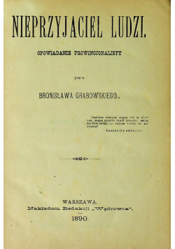 Nieprzyjaciel ludzi 1890r