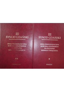 Synod Gdański część III Tom I i II