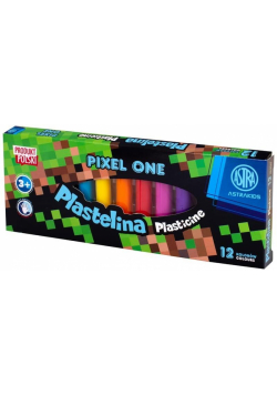 Plastelina Pixel One 12 kolorów ASTRA