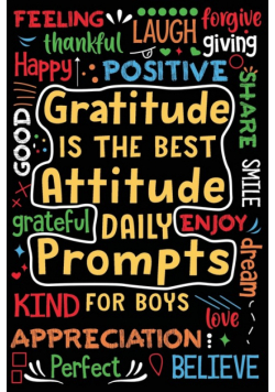 Gratitude is the Best Attitude Daily Prompts for Boys