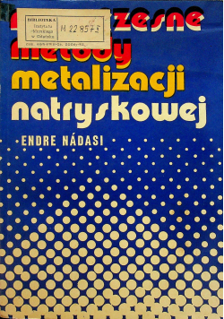 Nowoczesne metody metalizacji natryskowej