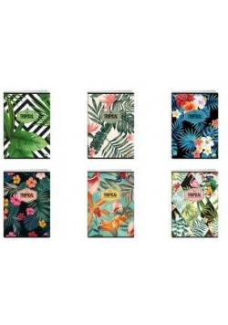 Zeszyt A5/60K linia TROPICAL MIX (10szt)