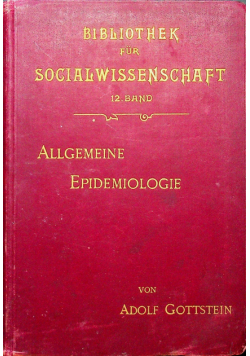 Allgemeine epidemiologie 1897