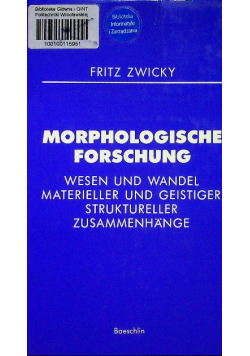 Morphologische Forschung