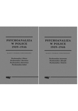 Psychoanaliza w Polsce 1909-1946 T.1-2