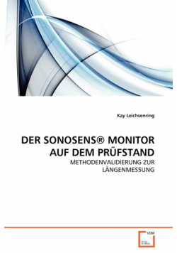 Der Sonosens® Monitor Auf Dem Prüfstand