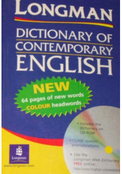 Longaman Dictionary of contemporary english