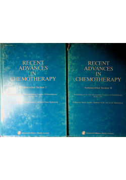 Recent advances in chemotherapy tom I i II
