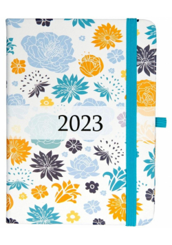 Kalendarz 2023 B6 tyg. Hip hop kwiat ELEFANT