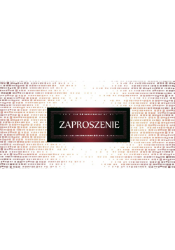 Zaproszenie Z63