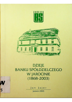 Dzieje banku spółdzielczego w jarocinie