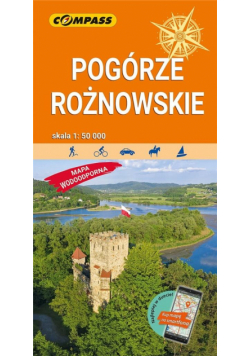Mapa turystyczna - Pogórze Rożnowskie lam. w.2022