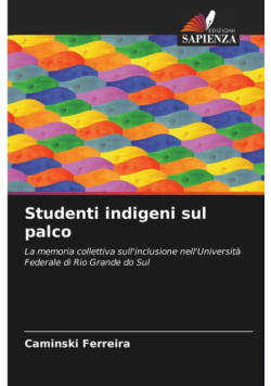 Studenti indigeni sul palco