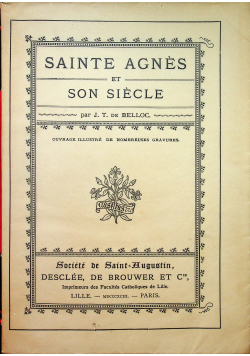 Sainte agnes et son siecle 1893r