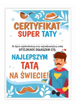 Certyfikat A4 Super Taty 10szt