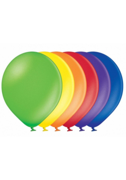 Balony B85 metaliczne MIX 27cm 100szt