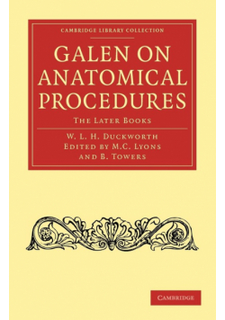 Galen on Anatomical Procedures