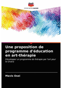 Une proposition de programme d'éducation en art-thérapie
