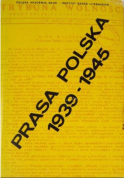 Prasa polska w latach 1939-1945