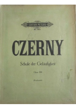 Der Schule der Gelaufigkeit. Opus 299, 1922 r.