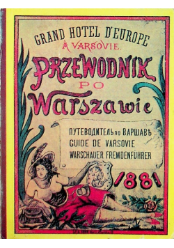 Przewodnik po  warszawie reprint z 1881 r