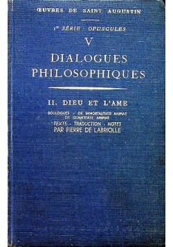Dialogues Philosophiques Tom V 1939 r.