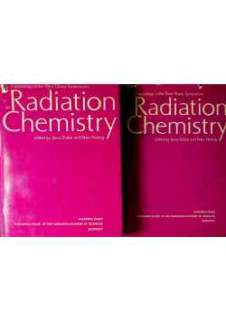 Radiation on Chemistry tom 1 i 2