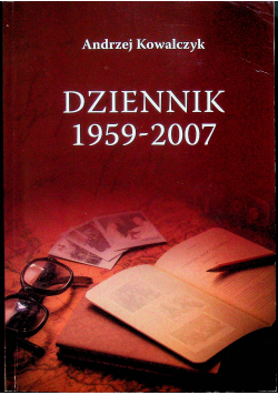 Dziennik 1959 - 2007 Autograf autora