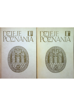 Dzieje Poznania 2 tomy