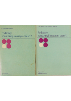 Podstawy konstrukcji maszyn część 1 i 2