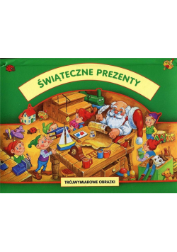 Świąteczne prezenty. Trójwymiarowe obrazki