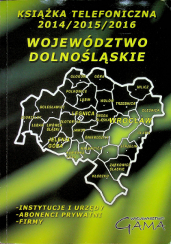 Książka telefoniczna 2014 2015 2016 województwo dolnośląskie