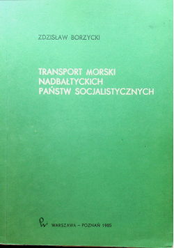 Transport morski nadbałtyckich Państw socjalistycznych