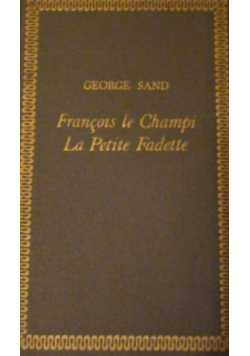 Francois le Champi La Petite Fadette