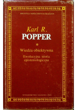 Wiedza obiektywna Ewolucyjna teoria epistemologiczna