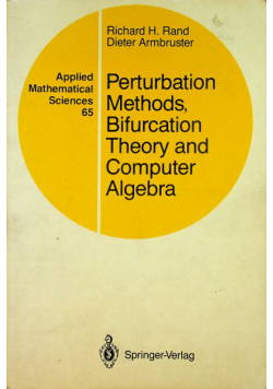 Perturbation methods bifurcation theory and computer algebra