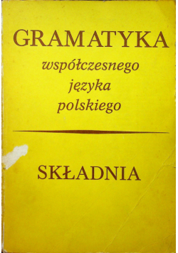 Gramatyka współczesnego języka polskiego