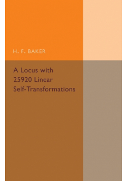 A Locus with 25920 Linear             Self-Transformations