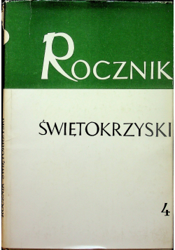 Rocznik Świętokrzyski tom 4