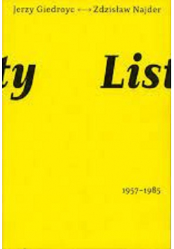 Listy  1957 1985
