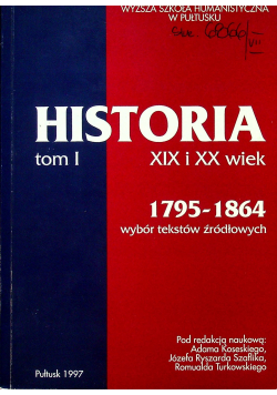 Historia XIX i XX wiek tom I 1795 1864