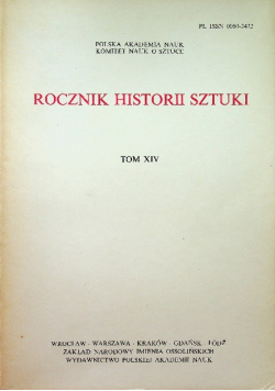 Rocznik historii sztuki Tom XIV